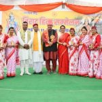 विजय कॉलोनी में आयोजित विराट हिंदू सम्मेलन में उपस्थित हुए कैबिनेट मंत्री गणेश जोशी