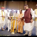 लखनऊ में केंद्रीय कृषि मंत्री शिवराज सिंह चौहान की अध्यक्षता में आयोजित उत्तर क्षेत्रीय कृषि सम्मेलन के शुभारम्भ कार्यक्रम में प्रतिभाग करते कृषि मंत्री गणेश जोशी