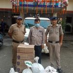 अवैध रूप से शराब तस्करी में लिप्त 01 अभियुक्तों को पुलिस ने किया गिरफ्तार